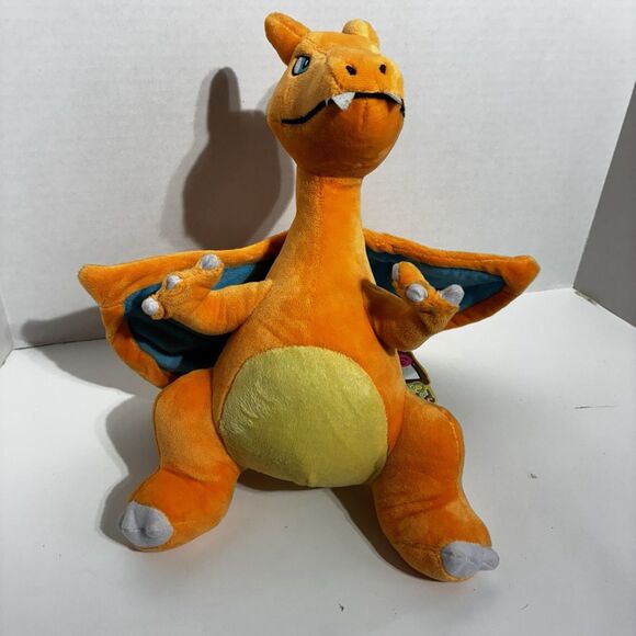 Pokémon Center Canvas Charizard Plush 2011 Japan Exclusive NWT Rare Collectible - Picture 1 of 8
